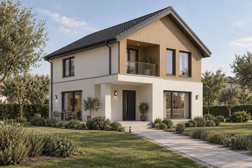 PXL Ufuk 165, 4+1, 165 m² dubleks villa konsept görselleştirmesi